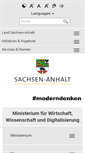 Mobile Screenshot of mw.sachsen-anhalt.de