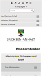 Mobile Screenshot of mi.sachsen-anhalt.de