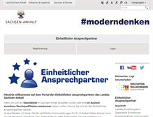 Tablet Screenshot of ea.sachsen-anhalt.de