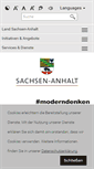 Mobile Screenshot of buerger.sachsen-anhalt.de