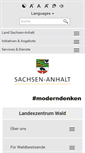 Mobile Screenshot of landeszentrumwald.sachsen-anhalt.de