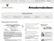Tablet Screenshot of landeszentrumwald.sachsen-anhalt.de