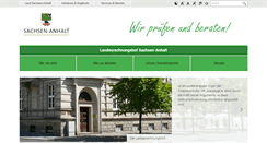 Desktop Screenshot of lrh.sachsen-anhalt.de