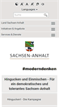 Mobile Screenshot of hingucken.sachsen-anhalt.de